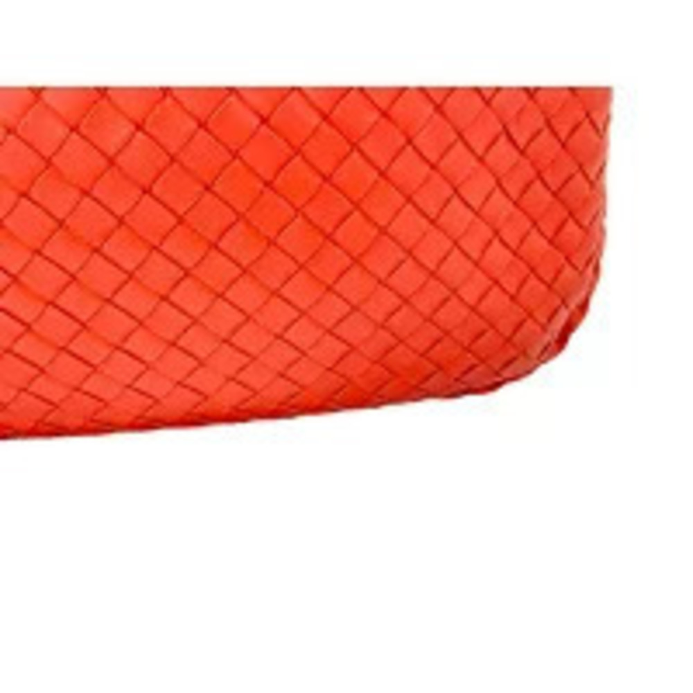 Bottega Veneta Leather Handbag Orange